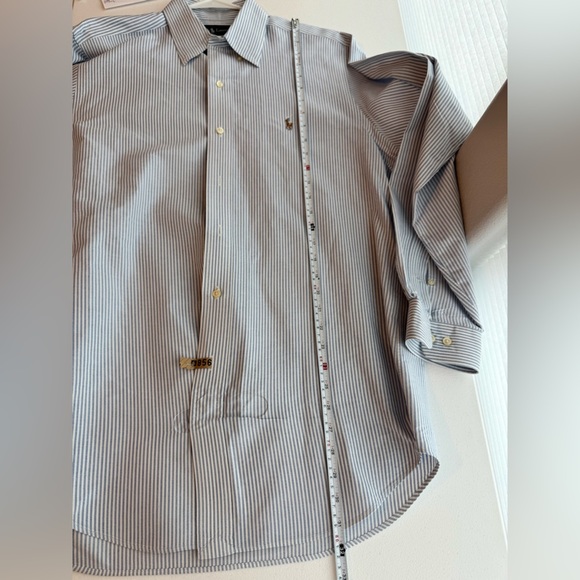 Ralph Lauren Men’s Striped Button Down Classic Fit Size 16-34/35 - Picture 3 of 8